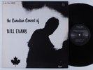 BILL EVANS The Canadian Concert Of... CAN-AM LP NM canada