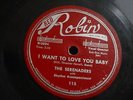 1SU RED ROBIN 115 78 RPM THE SERENADERS DOO WOP WILL SHE KNOW TO LOVE YOU BABY
