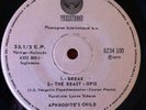 APHRODITE'S CHILD,CHILE VERY RARE EP VERTIGO 1973 WHITE LABELS M- UNPLAYED