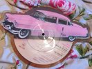 BRUCE SPRINGSTEEN DANCING IN THE DARK PINK CADILLAC Shaped Vinyl Picture Disc