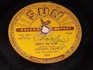 Johnny Cash: Next In Line / Don't Make Me Go 78 - SUN 266