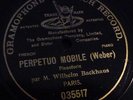 WILHELM BACKHAUS / WEBER - CHOPIN / GRAMOPHONE MONARCH RECORD G&T 053152