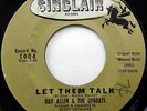 RAY ALLEN & The UPBEATS 45 Let Them Talk / Sweet.. SINCLAIR label DOO WOP m611