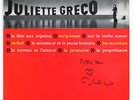 JULIETTE GRECO n°8 SIGNED AUTOGRAPHED 1st french 1963 philips 76573 FD 10