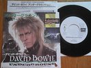 DAVID BOWIE -UNDERGROUND -  RARE PROMO JAPAN VINYL 45 SINGLE - EYS-17635