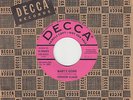VERNON CLAUD - Decca 30692 - Baby's Gone- VG/VG+ ROCKABILLY DJ 45 w/co slv ('58)