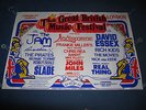 THE JAM / GENERATION X - 1978 BRITISH FESTIVAL UK PROMO POSTER (PUNK SEX PISTOLS
