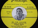RARE Jazz 45 BENNIE GREEN Groovin' The Blues /Hi Yo Silver Prestige 45-920 CLEAN