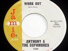 Original Jamie 45 ANTHONY & THE SOPHMORES Work Out / Serenade