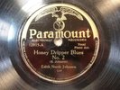 78 RPM EDITH NORTH JOHNSON PARAMOUNT 12915 V+ HONEY DIPPER BLUES  RARE JAZZ