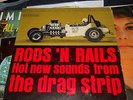 RODS 'N RAILS HOT NEW SOUNDS FROM THE DRAG STRIP RIVERSIDE 95517 VG++