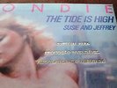 DEBBIE BLONDIE HARRY TOP RARE The Tides High  7'' VINYL BRAZIL PROMO COPY