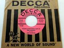 SAM HAWKINS 45 You're Something Out Of This World DECCA label SLV Doo Wop e4599