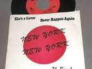 rare 45 NEW YORK NEW YORK indie POWER POP CLUB band FROM CHICAGO THE SHOES PS NM