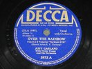OVER THE RAINBOW/JITTERBUG-JUDY GARLAND-DECCA 2672 E+