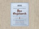 Helmut WALCHA, J.S. BACH Organ Works vol. 1 German box 8 LPs ARCHIV 2722002