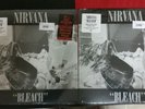 NIRVANA BLEACH NEWBURY COMICS MAROON-CLEAR/WHITE 2 VINYL BUNDLE. LIMITED TO 750