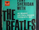 TONY SHERIDAN With The Beatles POLYDOR ORIGINAL 45 Picture Sleeve EP