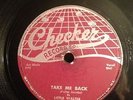 BLUES 78 Checker 78 RPM Little Walter 852 Take Me Back /It's Too Late Brother V+