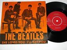 THE BEATLES SHE LOVES YOU,I'LL GET YOU,1960s MONO PARLOPHONE R 5055 SWEDEN 7