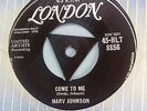 Marv Johnson,  Come To Me   /  Whisper ,  Motown ,  Soul , London Tri , Mint ..