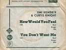 JIMI HENDRIX & CURTIS KNIGHT: v. rare orig. 1967 German W/L PROMO 7