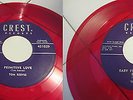 RARE 1956 ROCKABILLY BOPPER 45 TOM REEVES EDDIE COCHRAN on RED VINYL CREST VG