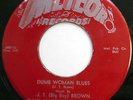 J.T. BROWN ELMO JAMES 45 Dumb Woman Blues / Sax-Ony Boogie R&B Orig w5979