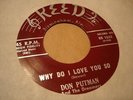 ROCKABILLY DOOWOP DON PUTMAN & DREAMERS Why Do I Love You So REED 1055 M-ALABAMA