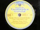 3x 78rpm MONIQUE HAAS plays RAVEL PIANO CONCERTO - DGG TOP COPIES