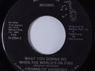 Black Gospel 45 CROWNS OF HARMONY What You Gonna Do, When The World's On... HEAR