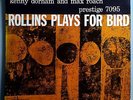 SONNY ROLLINS w/KENNY DORHAM+MAX ROACH FOR BIRD ULTRA-RARE '57 PRESTIGE MONO LP