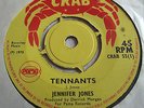 JENNIFER JONES   TENNANTS ** 1970 Pama CRAB 45 b/w RICO   WESTERN STANDARD TIME