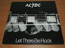 AC/DC Let There Be Rock Aussie Albert Productions Black Label LP Vinyl Record