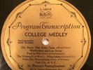 Victor PROGRAM TRANSCRIPTION L-16018 WARING'S PENNSYLVANIANS  1932  78 rpm 1931