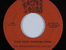 Funk Gospel 45 JOHNSON SPIRITUAL SINGERS Tear Your Kingdom Down HEAR