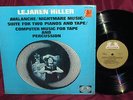 LEJAREN HILLER Avalanche Computer Music LP experimental electronic
