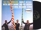 BARNEY KESSEL: THE POLL WINNERS contemporary LP / shelly manne STEREO DG NM