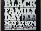 Louis Farrakhan Speach Black Family Day May 27 1974 Black Power Pride LP NM