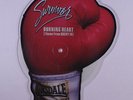 SURVIVOR: Burning Heart 45 (UK, shaped pic disc) Rock & Pop