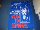 ROGER TAYLOR (QUEEN) - FUN IN SPACE - ORIGINAL GIANT 1981 UK PROMO POSTER