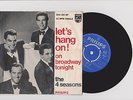 THE 4 SEASONS - LET'S HANG ON - FANTASTIC ORIGINAL DUTCH PS 45 FRANKIE VALLI