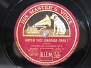 78rpm COMEDIAN HARMONISTS - GUTEN TAG GNÄDIGE FRAU / HEUT NACHT HAB ICH GETRÄUMT