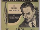 Cello Recital by Pierre Fournier / DECCA LXT 2766 Rare ED1 UK