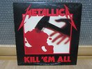 METALLICA - Kill 'Em All 10 Track Korea Vinyl LP 1990 INSERT