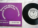 MOODY BLUES    +    ALAN BOWN   +   TONY JOE WHITE   UK  SAMPLE SINGLE ON DECCA