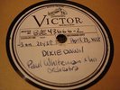 JAZZ PAUL WHITEMAN Dixie Dawn UNISSUED Take-2 POLY TEST E+