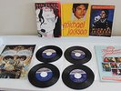 MICHAEL JACKSON DANGEROUS LP OFFICIAL SONG BOOK & MISC BOOKS & 45 RECORD LOT