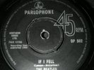 The Beatles If I Fell - Tell Me Why Rare uk export 7'' single.