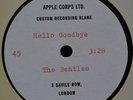 THE BEATLES  - ACETATE - HELLO GOODBYE - 7